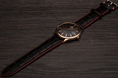 Orient Mens Automatic Watch, Analog Display and Leather Strap FAC08001T0