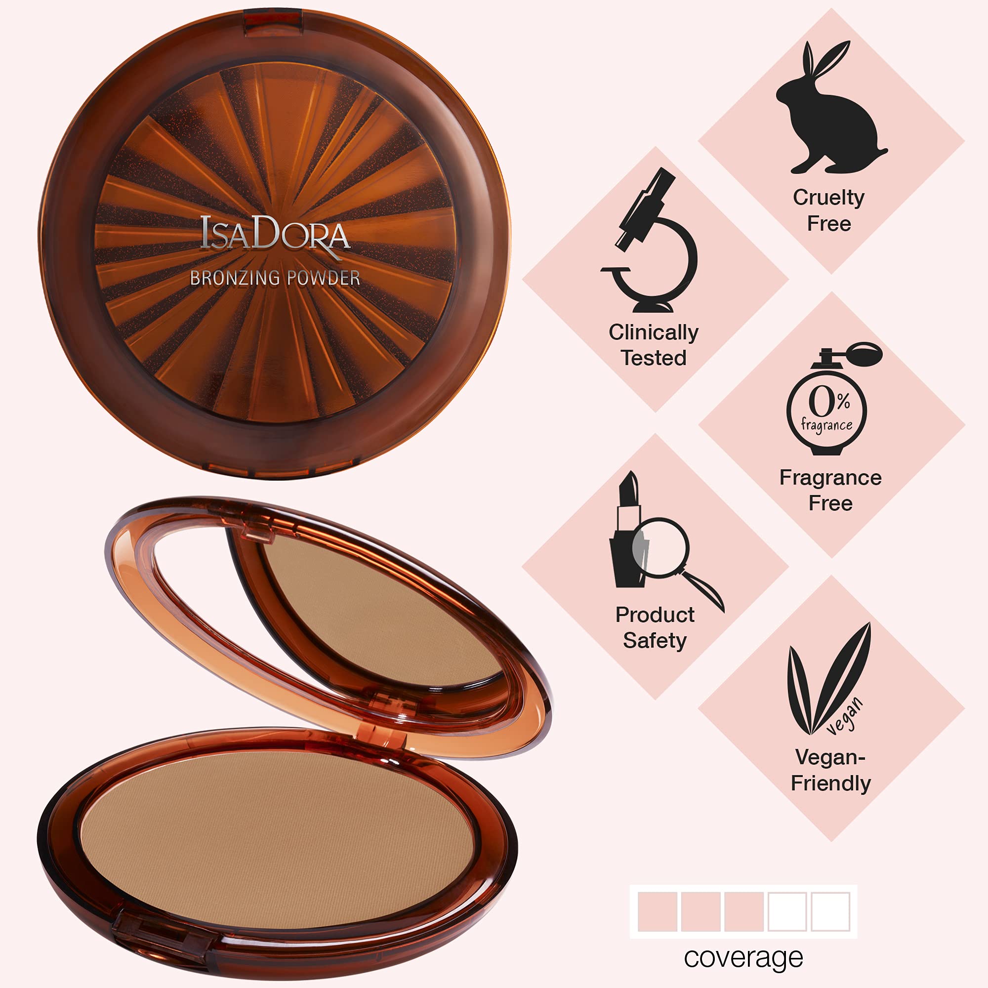 Isadora Bronzing Powder, Highlight Tan, 10g