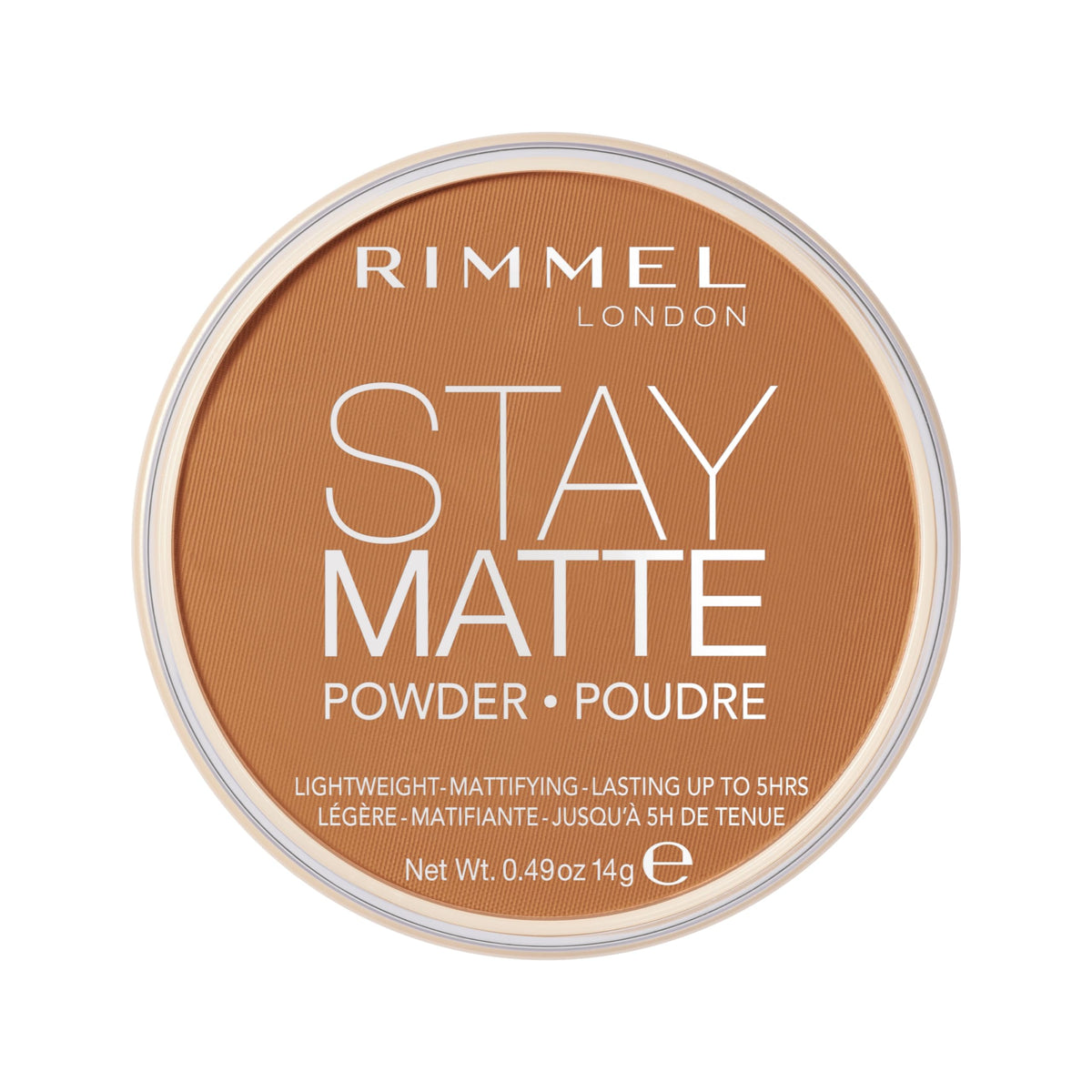 Rimmel London Stay Matte Pressed Powder, Pecan, 0.47 Fluid Ounce