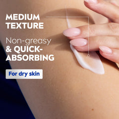 NIVEA Body Lotion for Dry Skin, Shea Smooth, with Deep Moisture Serum, 48H of Indulging Moisture Care, 250ml