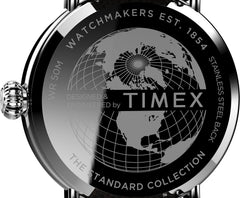 Timex Men's Standard 40mm Watch - Brown/Cream/Silver-Tone/Tan