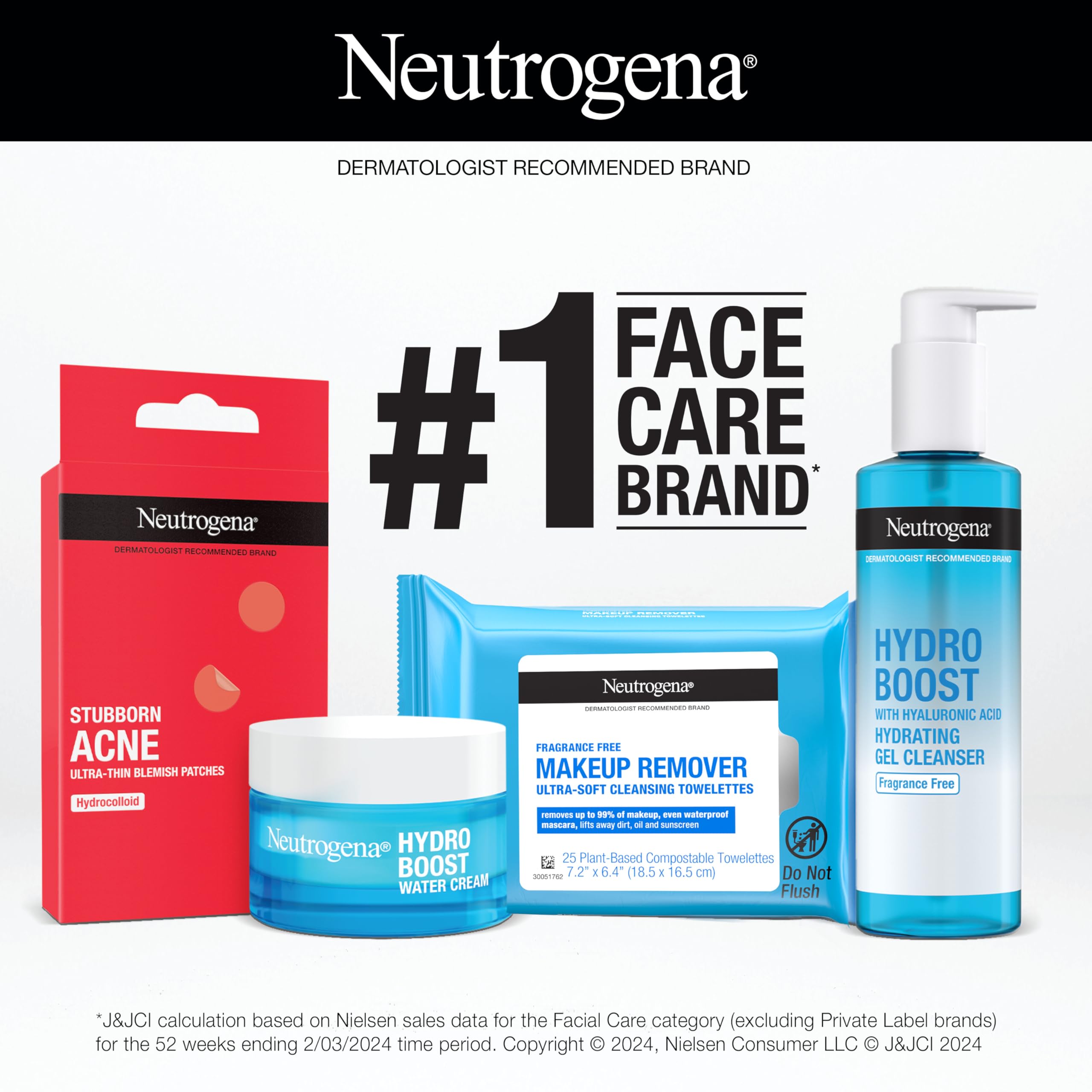 Neutrogena Hydro Boost Hyaluronic Acid Hydrating Water Face Gel Moisturizer for Dry Skin