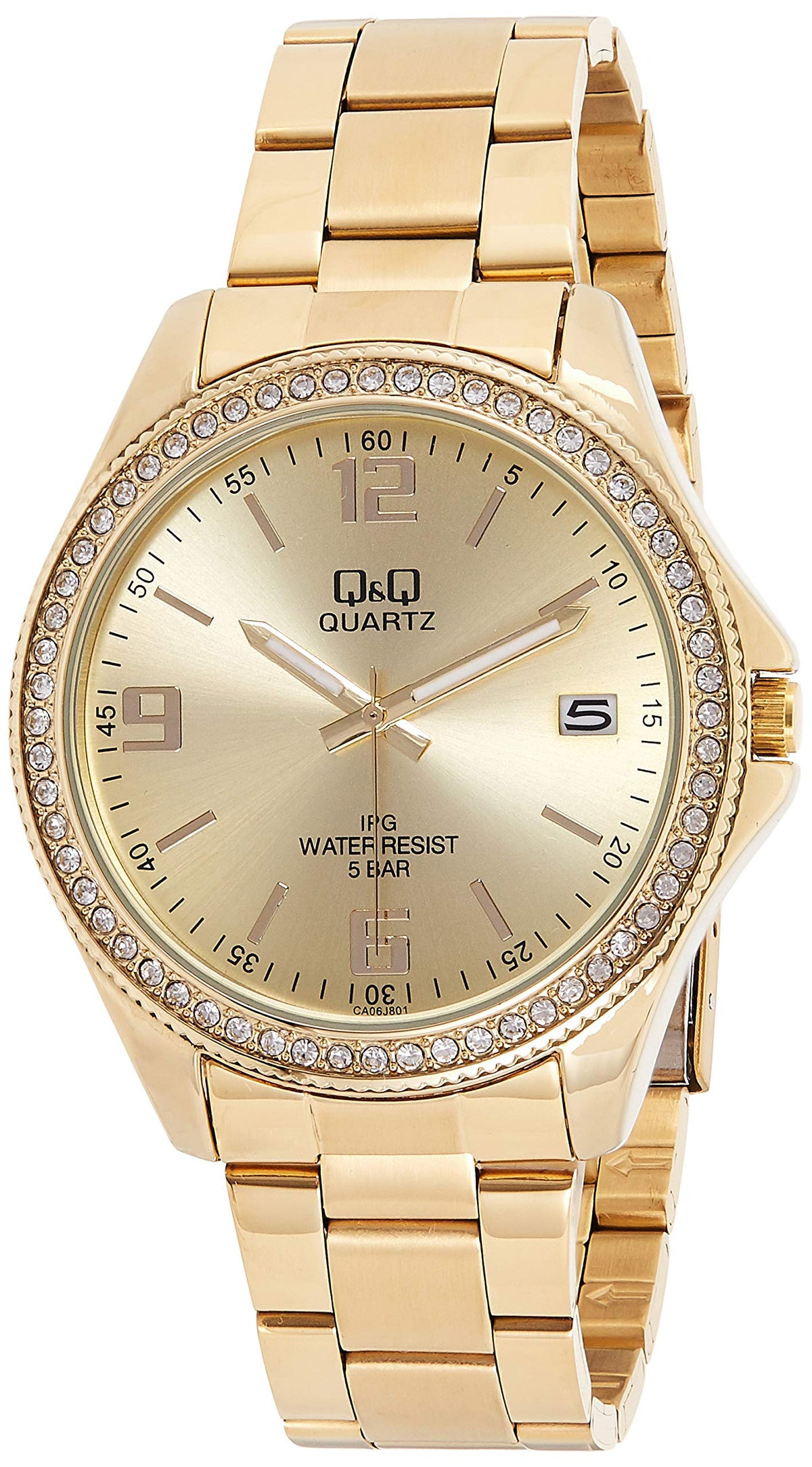 Citizen Q&Q Womens Quartz Watch, Analog Display And Stainless Steel Strap Ca06J801Y