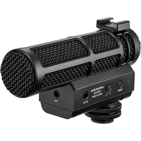 Audio-Technica ATV-SG1 Compact Premium On-Camera Shotgun Microphone for DSLR & Mirrorless Cameras