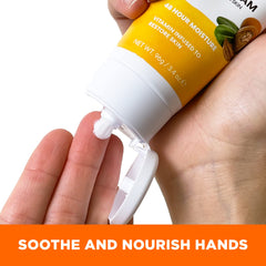 Palmer's Raw Shea Nourish Hand Cream-With Vitamin E-48 Hrs Moisture -Restore Skin-Soothes and nourishes Dry,Cracked Hands-Apply Daily-Free From Parabens,Phthalate & Dyes, Mineral Oil-Unisex-96g