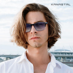 KANASTAL Polarized Sunglasses for Men Women, Classic Square Sports Sun Glasses Driving, Fashion Shades for Womens Outdoor 100% UV400 Protection