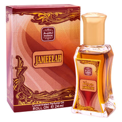 JAMEELAH Perfume Oil Rollerball Non Alcoholic Fragrance Oil Fruity Floral Amber Musk Perfumes for Women by Naseem Perfume 24 mL / 0.81 fl. oz. (Pack of 1) - Long Lasting Women's Fragrances.