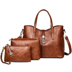 TcIFE Purses and Handbags for Womens Satchel Shoulder Tote Bags Wallets - Dark Brown