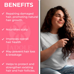 Jadole Naturals The Original Hair Treatment Oil 120ml | Promotes Hair Growth, Nourishes Scalp, and Repairs Hair Roots with Essential Nutrients | Deep Conditioning and Strengthening Oil for Healthier