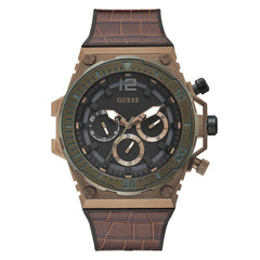 GUESS Dress to Sport Watch, Blue/Rose Gold-Tone, Quartz Watch
