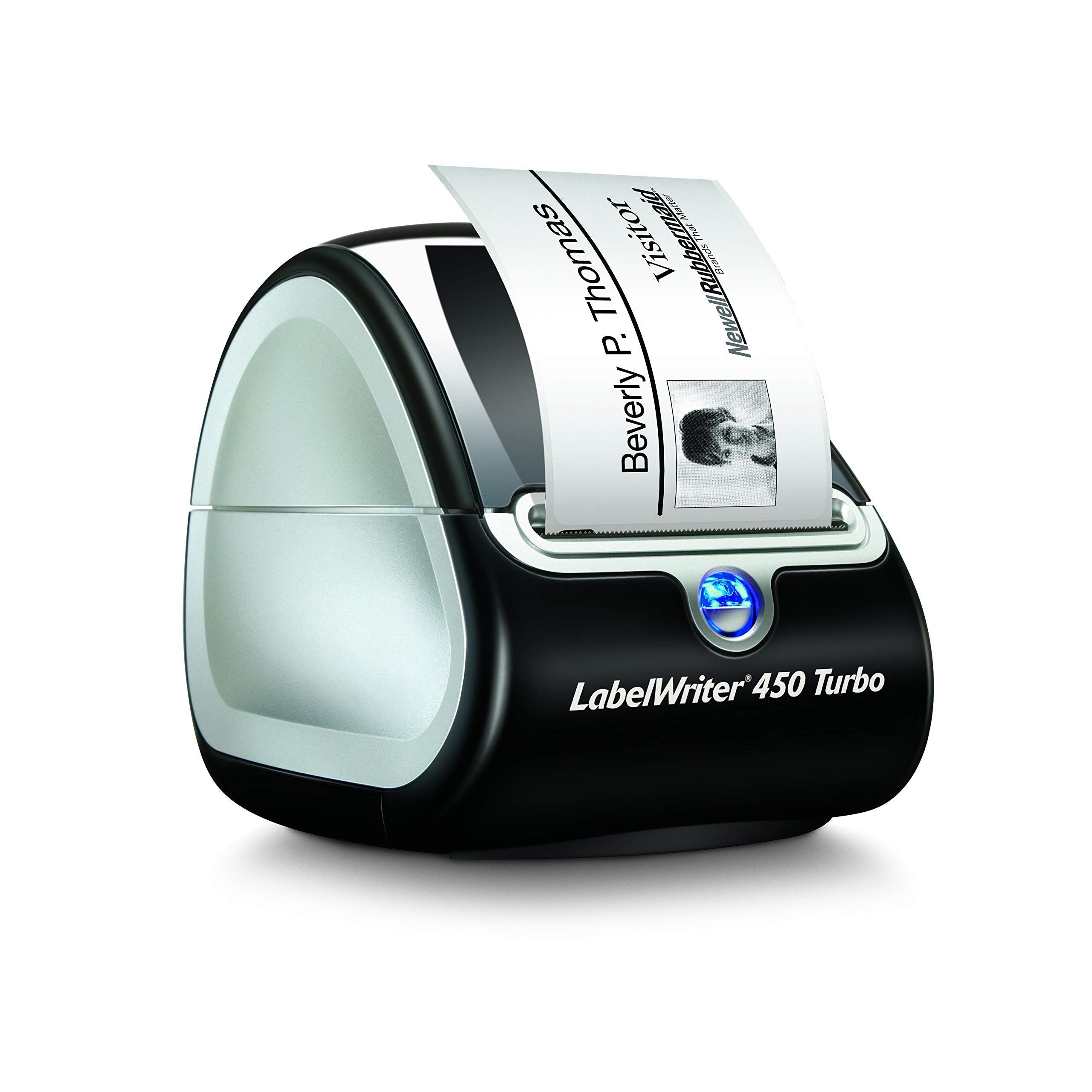 DYMO LabelWriter 450 Turbo Direct Thermal 600 x 300DPI Black,Silver Label Printer