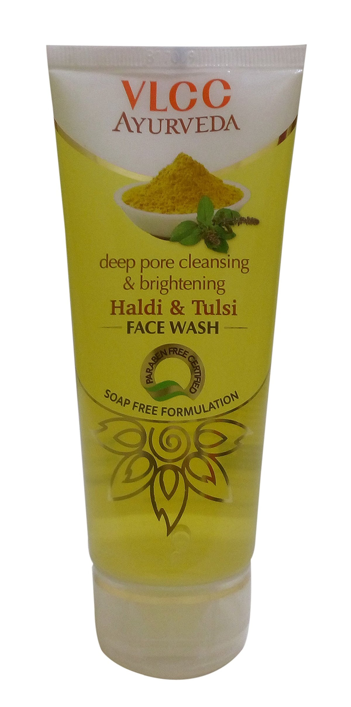 VLCC Clear & Fair Face Wash - Haldi & Tulsi, 100ml Tube