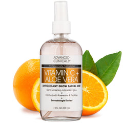 Advanced Clinicals, Vitamin C + Ferulic Acid, Antioxidant Glow Facial Mist, 8 fl oz (237 ml)
