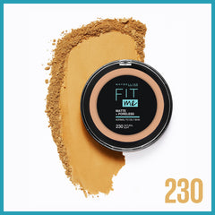 Maybelline New York Fit Me Matte & Poreless Powder, 230 Natural Buff, 54 Gm