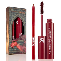 ColourPop x Shrek Multichrome Eyeliner & Mascara Kit - Includes BFF Crème Gel Eyeliner in Fire Breath & BFF Volumizing Mascara in Dragon - Travel Size Makeup Kit (2 Count)