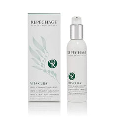 Repechage Vita Cura Triple Action Cleansing Cream Anti Aging Facial Cleanser with Seaweed, Shea Butter, Chamomile & Ginkgo Biloba Hydrating Cream Cleanser for All Skin Types 6 fl oz / 180 mL