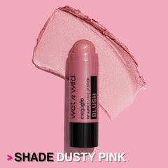 Wet n Wild Mega Glo Makeup Stick, Buildable Color, Versatile Use, Cruelty-Free & Vegan - Dusty Pink