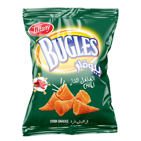 Tiffany Sweet Chilli Bugles, Spicy Chili Flavor - 125 g
