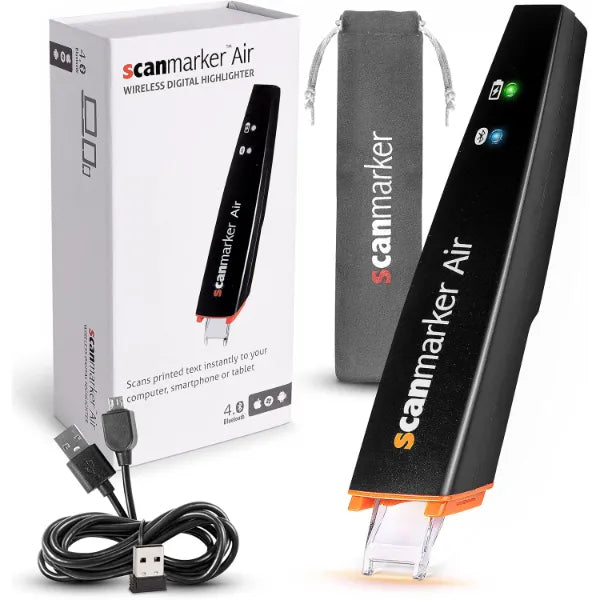 Scanmarker Air Reading Pen & Scanner – Translator Pen for Dyslexia, Students & Professionals, Compatible with Mac, Windows, iOS & Android