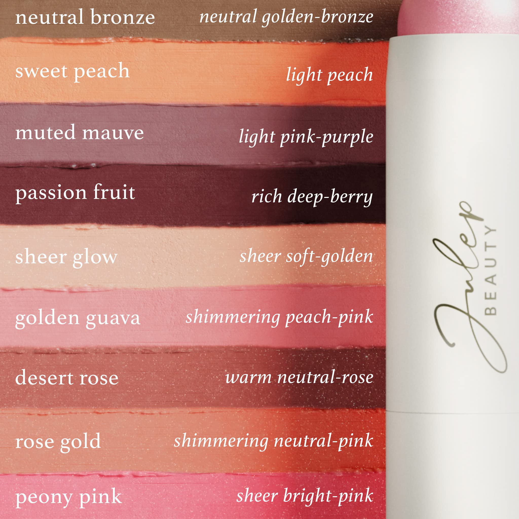 Julep Skip The Brush Cream to Powder Blush Stick - Blendable and Buildable Color - 2-in-1 Blush and Lip Makeup Stick, Trio