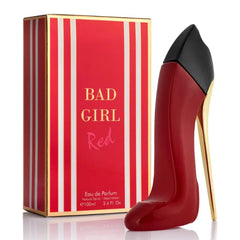 URBAN COLLECTION Bad Girl Red for Women - Floral Fruity Grafrance - Top Notes of Red Currant, Wild Berry & Lychee - Base Scents of Vanilla & Vetiver - Vegan, Natural, Mild & Free of Parabens - Elegant 100ml Bottle
