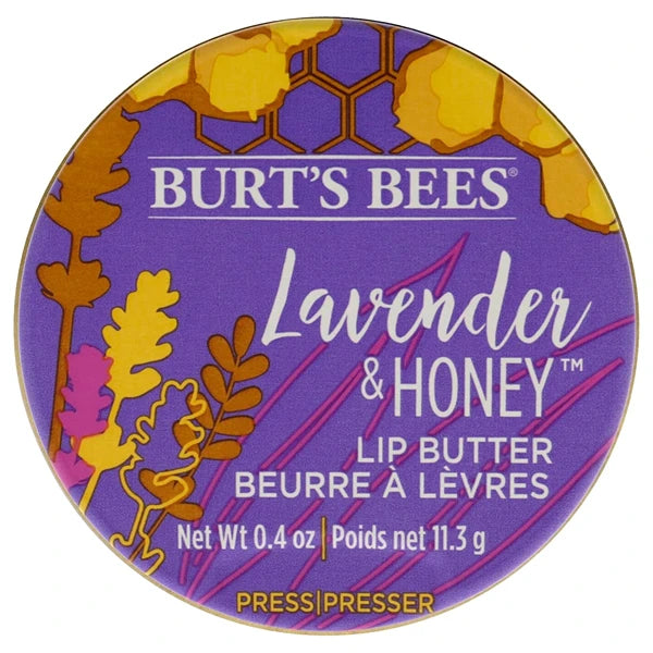 Burt's Bees Lavender and Honey Lip Butter Unisex Lip Balm 0.4 oz