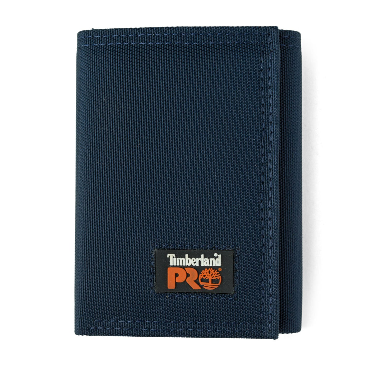 Timberland PRO mens Cordura Velcro Nylon RFID Trifold Wallet With ID Window Wallet - Navy