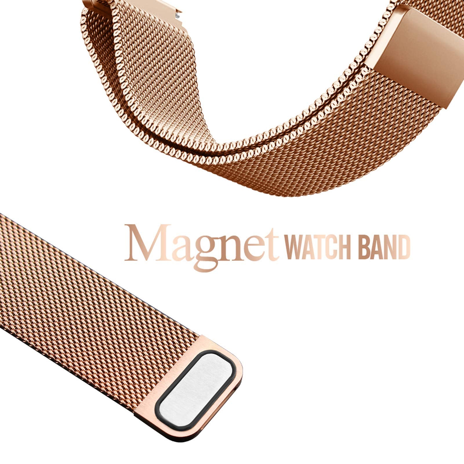 SKMEI Wrist Watch for Men Women, Fashion Waterproof Quartz Analog Watch with Time Date, Rectangle Dial Business Dress Hand Watch for Couple - Rose Gold