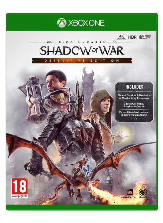 Warner Bros Middle-Earth Shadow of War Definitive Edition Xbox One Game