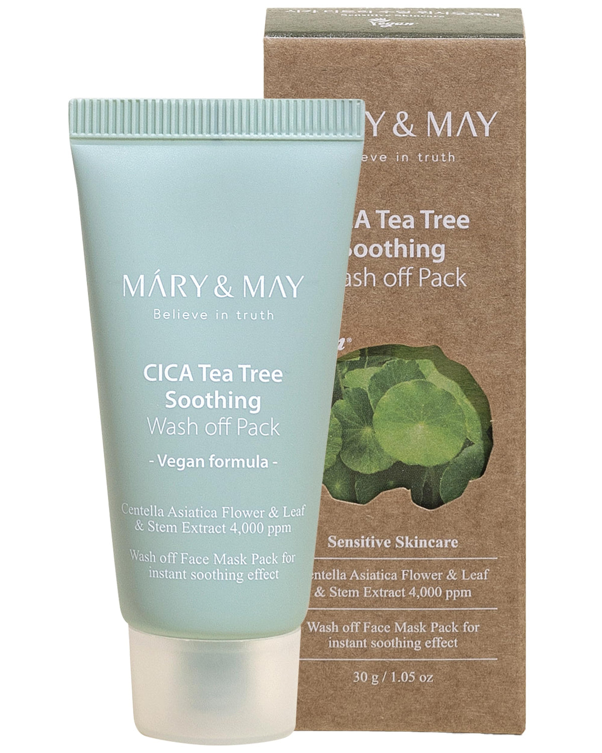 Mary&May CICA TeaTree Soothing Wash off Pack - 30g
