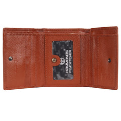 HAMMONDS FLYCATCHER Genuine Leather Small Wallet for Men | RFID Protected for Daily use (Tan)