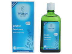 WELEDA Bio Salbei Deodorant Nachfüllflasche - frisches Naturkosmetik Deo mit ätherischen Ölen, wirkt desodorierend ohne Poren zu verschließen, ohne Aluminiumsalze, Nachfüllpackung (1 x 200 ml)