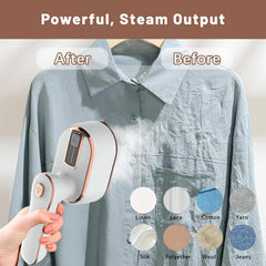 Steamer Iron for Clothes Travel Mini: Steam Iron Handheld Portable Steamer for Traveling Small Size Garment Hand Held Clothing Steamers Travel College Dorm Home Essentials Micro Ironing Machine