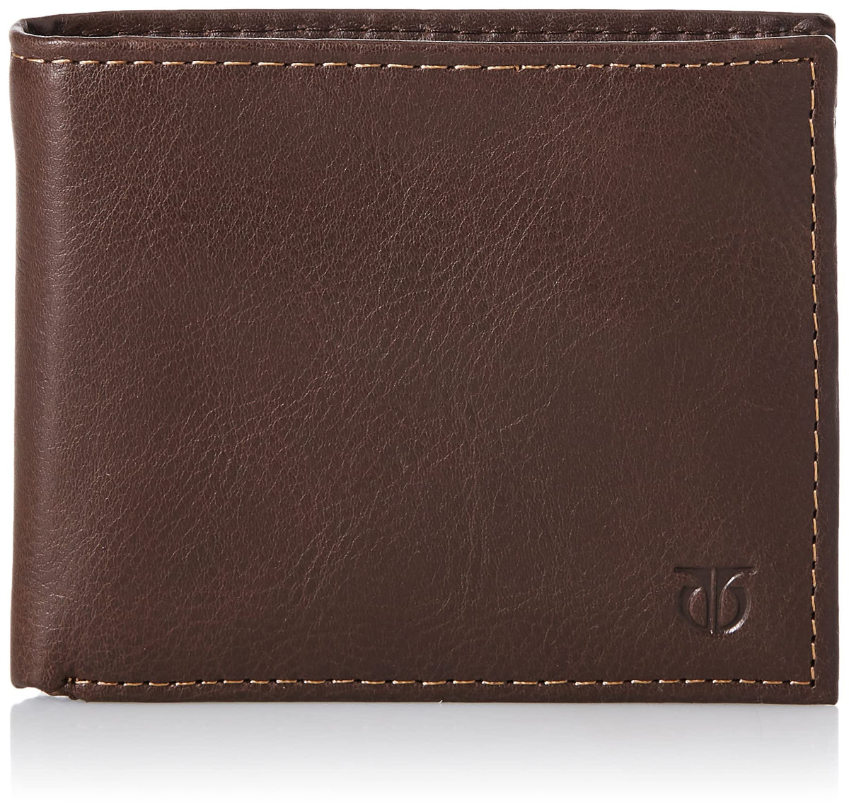 TITAN Men's Bifold Leather Wallet, Brown