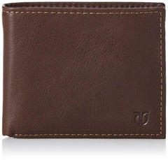 TITAN Men's Bifold Leather Wallet, Brown