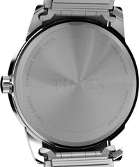 Timex Men's Easy Reader Watch - Silver-Tone/Silver-Tone/Blue