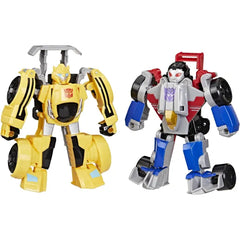 Transformers Bumblebee and Starscream Bot Racers, Easy to Change from Robot Toys to Car Toys