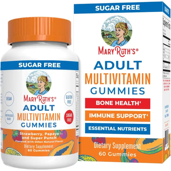 MARYRUTH'S Adult Multivitamin for Women and Men, Sugar Free, 60 Count | Sugar Free, 60 Count