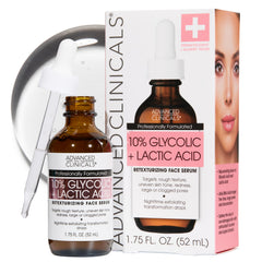 Advanced Clinicals, Glycolic 10% Serum, 1.8 fl oz (52 ml)