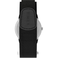Timex Easy Reader Date Expansion Band Watch - Black/Silver-Tone/White