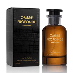 URBAN COLLECTION Ombre Profonde Perfume for Women and Men, Woody Smoky Intense Fragrance, Rich Oud Rose Raspberry Incense, Benzoin Saffron Leather, Long Lasting Luxurious Scent 3.4 oz / 100ml