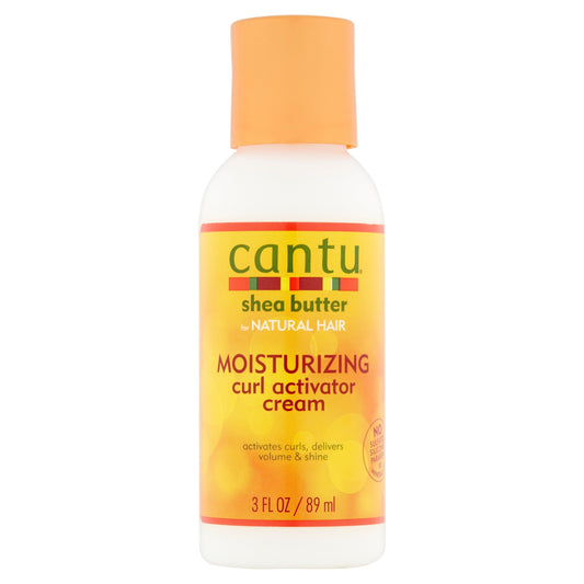 Cantu Shea Butter Moisturizing Curl Activator Cream, Curl Enhancing, Silicone Free - 3 fl oz, 89ml