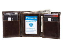 Columbia Men's RFID Trifold Wallet - Lofton Brown