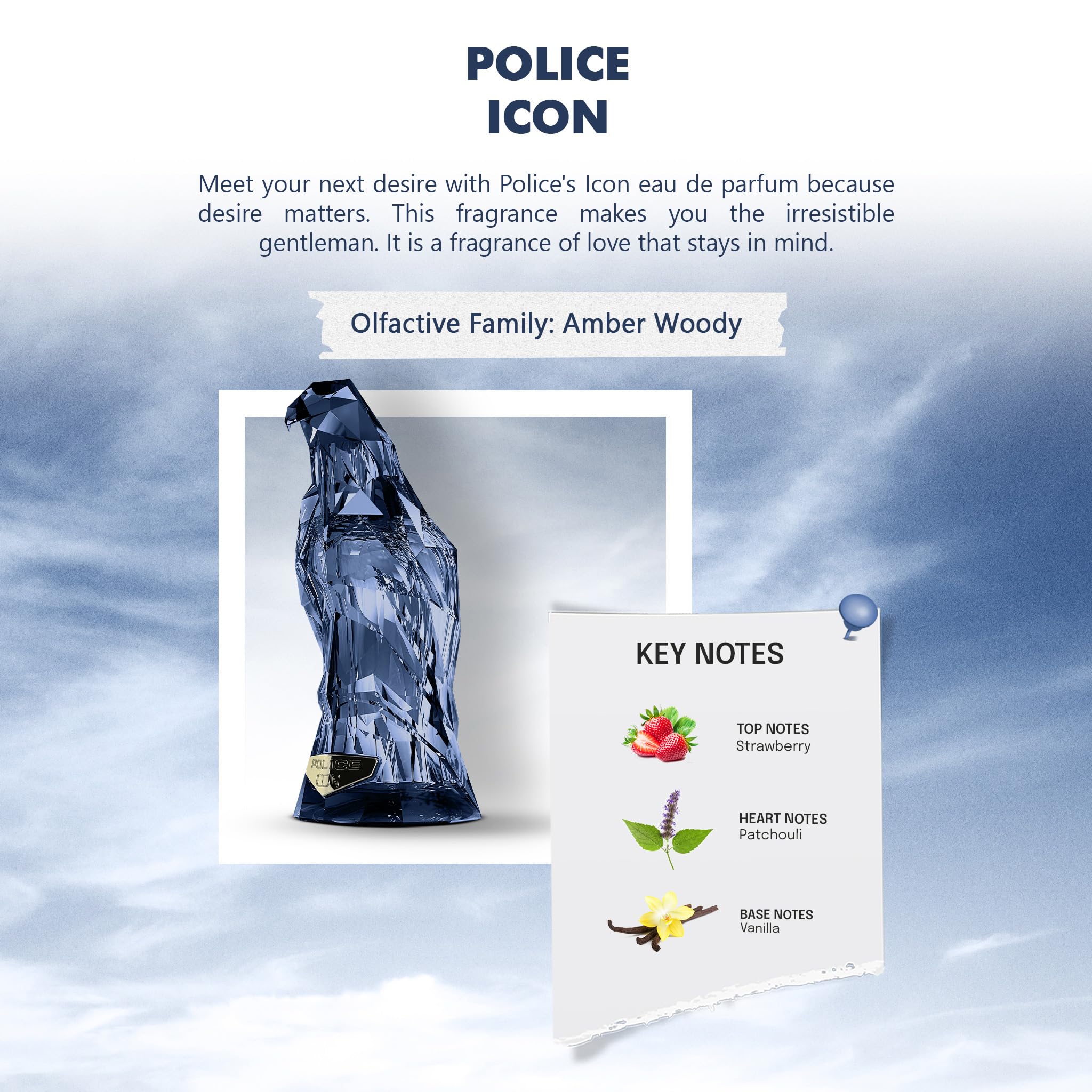 Police Icon For Men Eau De Parfum, 125 ml