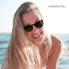 KANASTAL Polarized Sunglasses for Women Men, Classic Driving Ladies Sun Glasses, Fashion Butterfly Shades for Womens Outdoor 100% UV400 Protection
