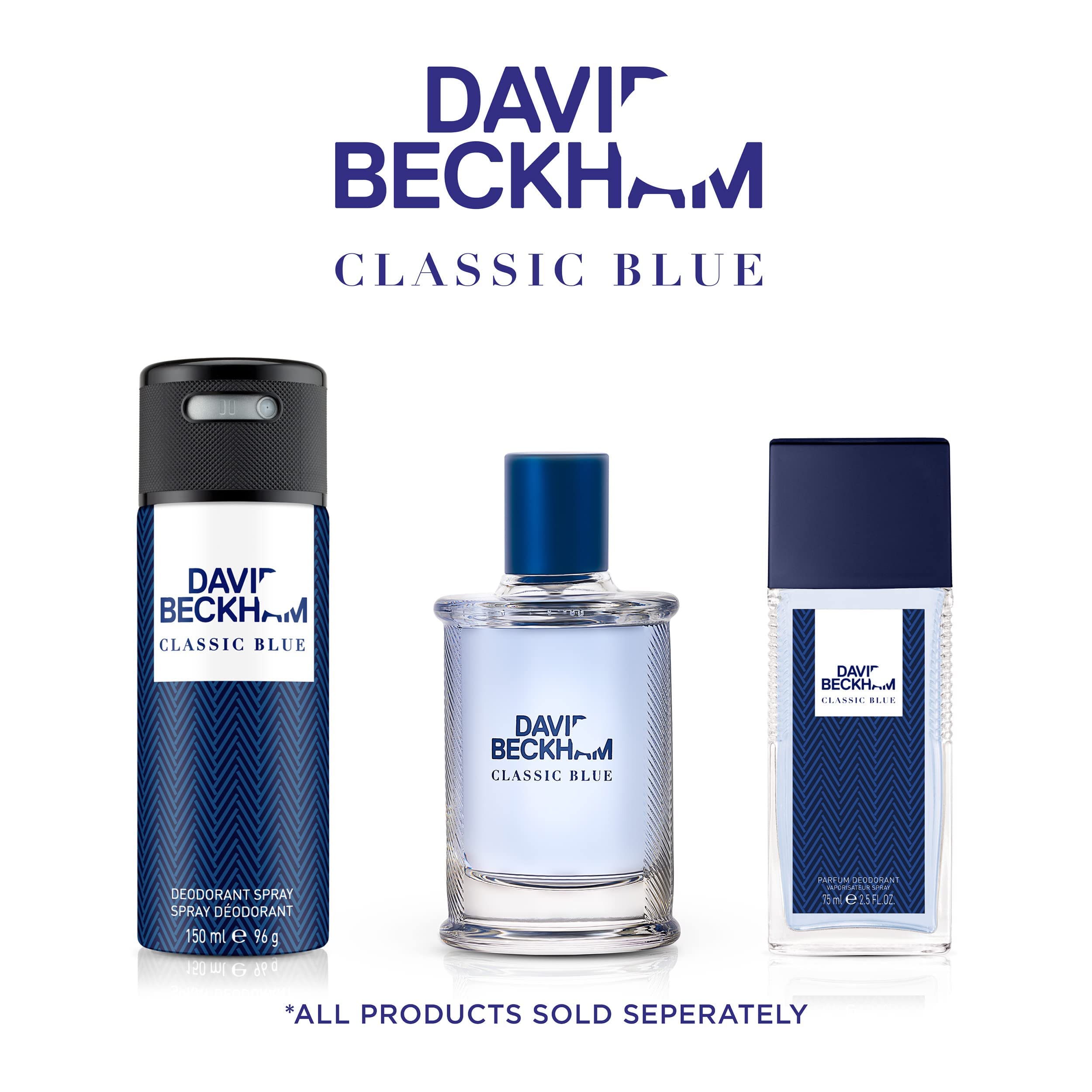 David Beckham Classic Blue - perfume for men 90 ml - EDT Spray