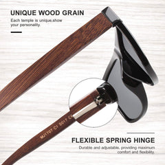 GQUEEN Classic Horn Rimmed Semi Rimless Polarized Sunglasses for Men Women GQO6