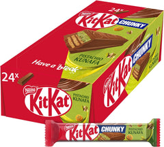 KitKat Chunky in Pistachio Kunafa Chocolate Bar - (41g x 24)