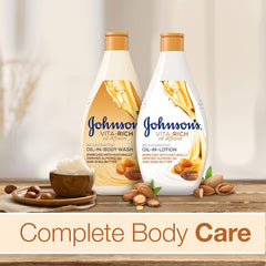 Johnson's, Body Lotion, Vita-Rich, Oil-In-Lotion, Rejuvenating, 400ml - 1+1 FREE