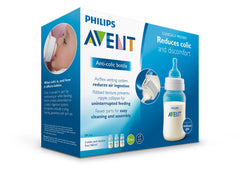 AVENT Philips Anti-colic Baby Bottles Clear, 9oz 3 Piece